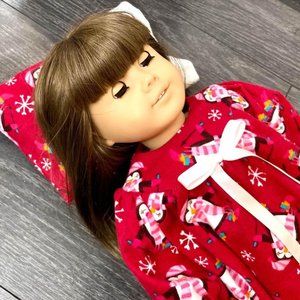 Doll Clothes Nightgown Pillow Winter fits American Girl and 18” Dolls New